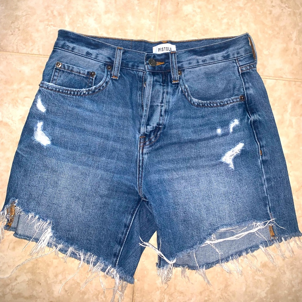 Pistola high waisted mom jean 💙